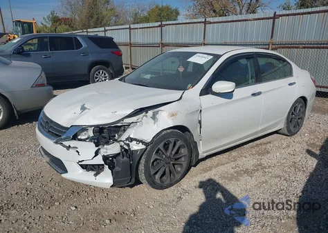 2015 Honda Accord Sport из США, поврежденный, VIN 1HGCR2F54FA044959